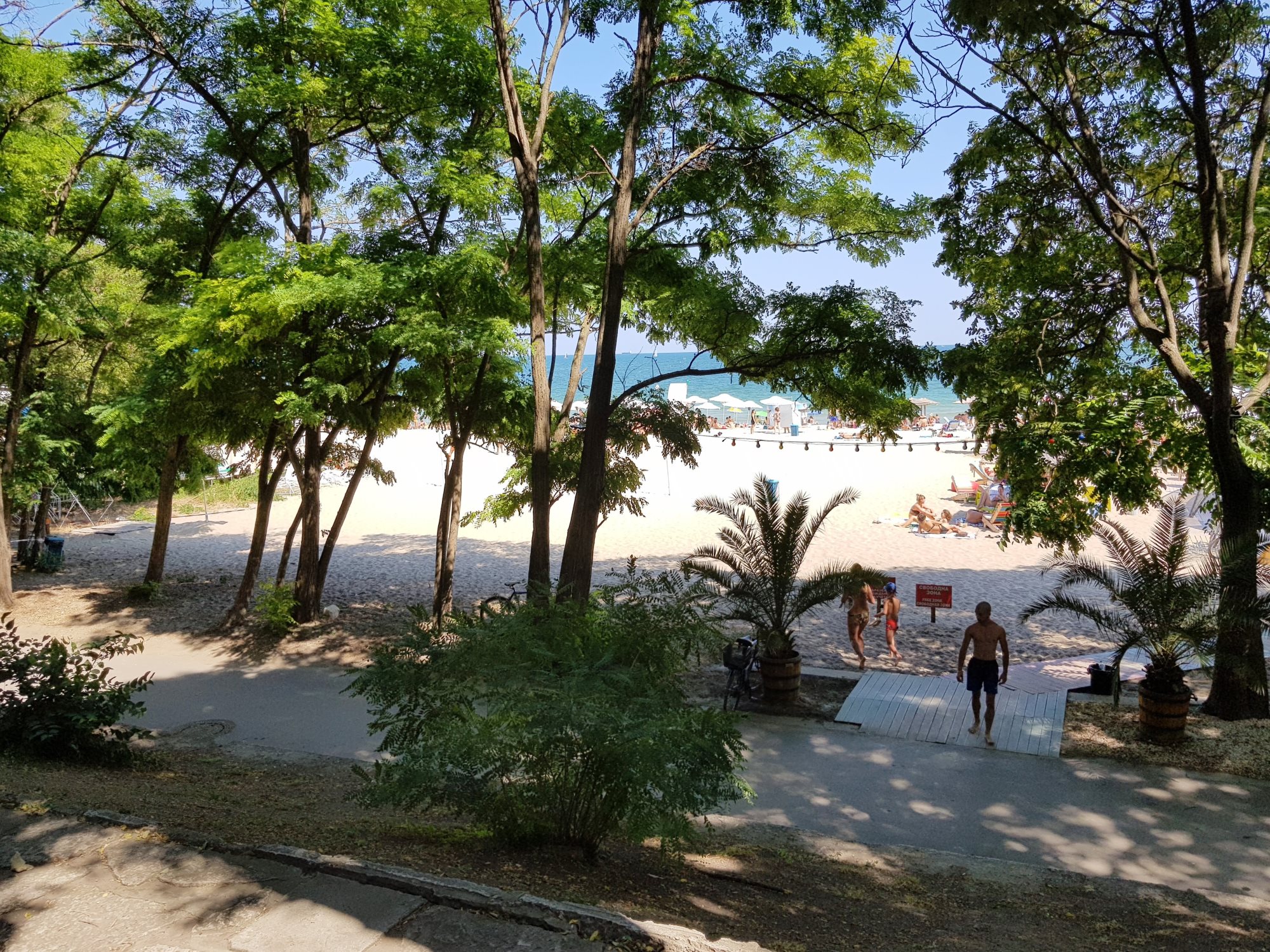 A beach in Varna