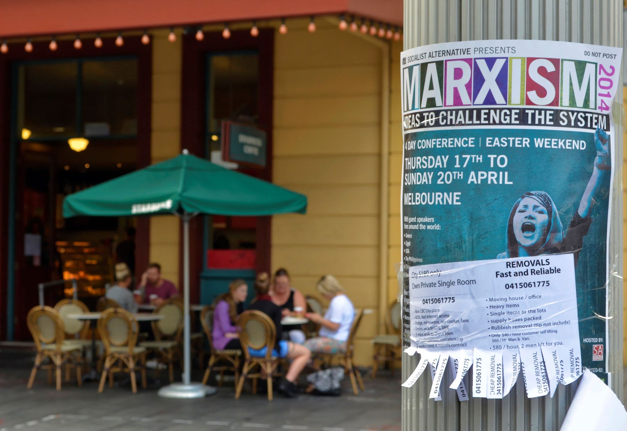 Flyer advertising a conference on Marxism
