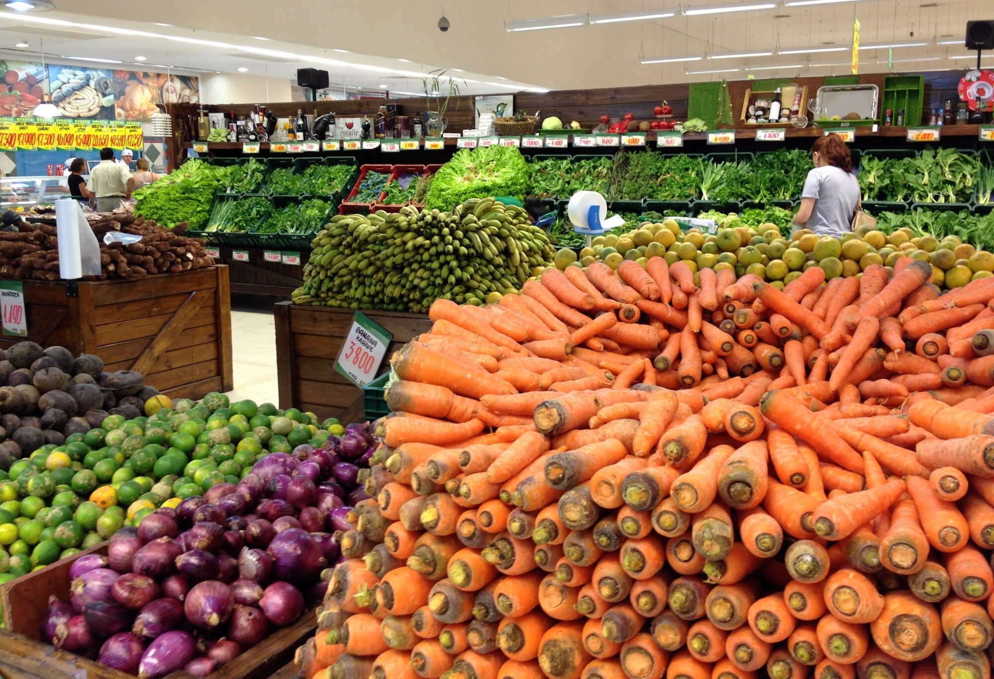 A grocery store in Asuncion, Paraguay