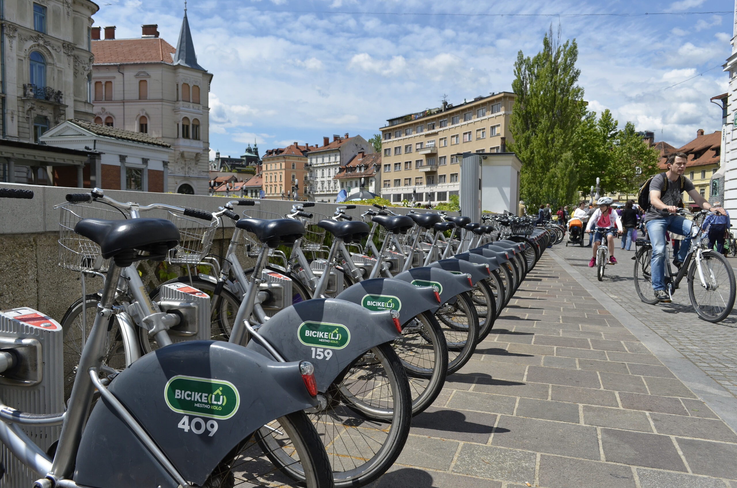 Bike sharing in Ljubljana, Slovenia